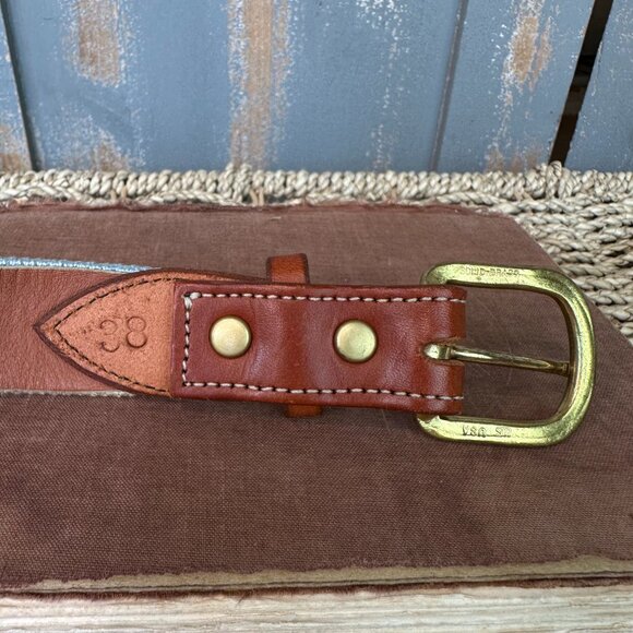 Itz A Stitch Hand-Stitched Needlepoint Belt Birds Of Florida's Beaches Sz 38 - Picture 12 of 14